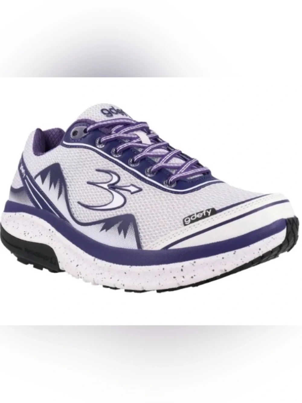 Gravity Defyer Women's Mighty Walk Athletic Shoes Purple White